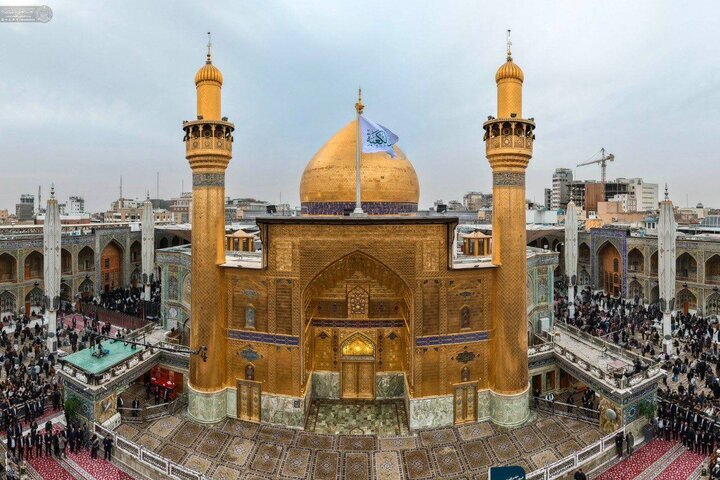 تصاویری از ایوان طلای جدید حرم امیرالمومنین (ع)