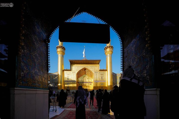 تصاویری از ایوان طلای جدید حرم امیرالمومنین (ع)