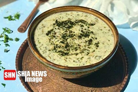 آش دوغ اردبیل با طعمی دلچسب در زمستان