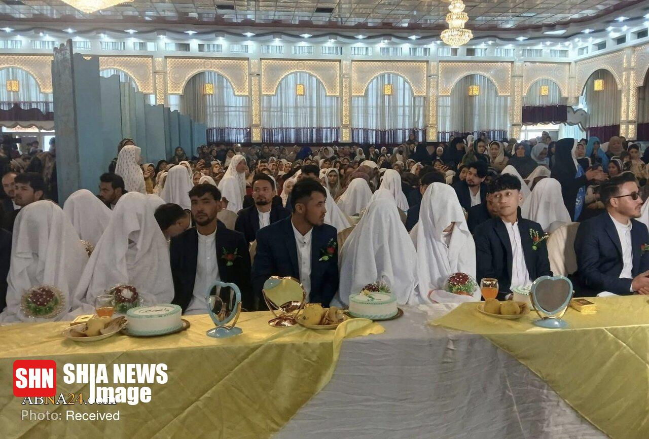 ازدواج دسته‌جمعی ۱۰۰ زوج شیعه در کابل
