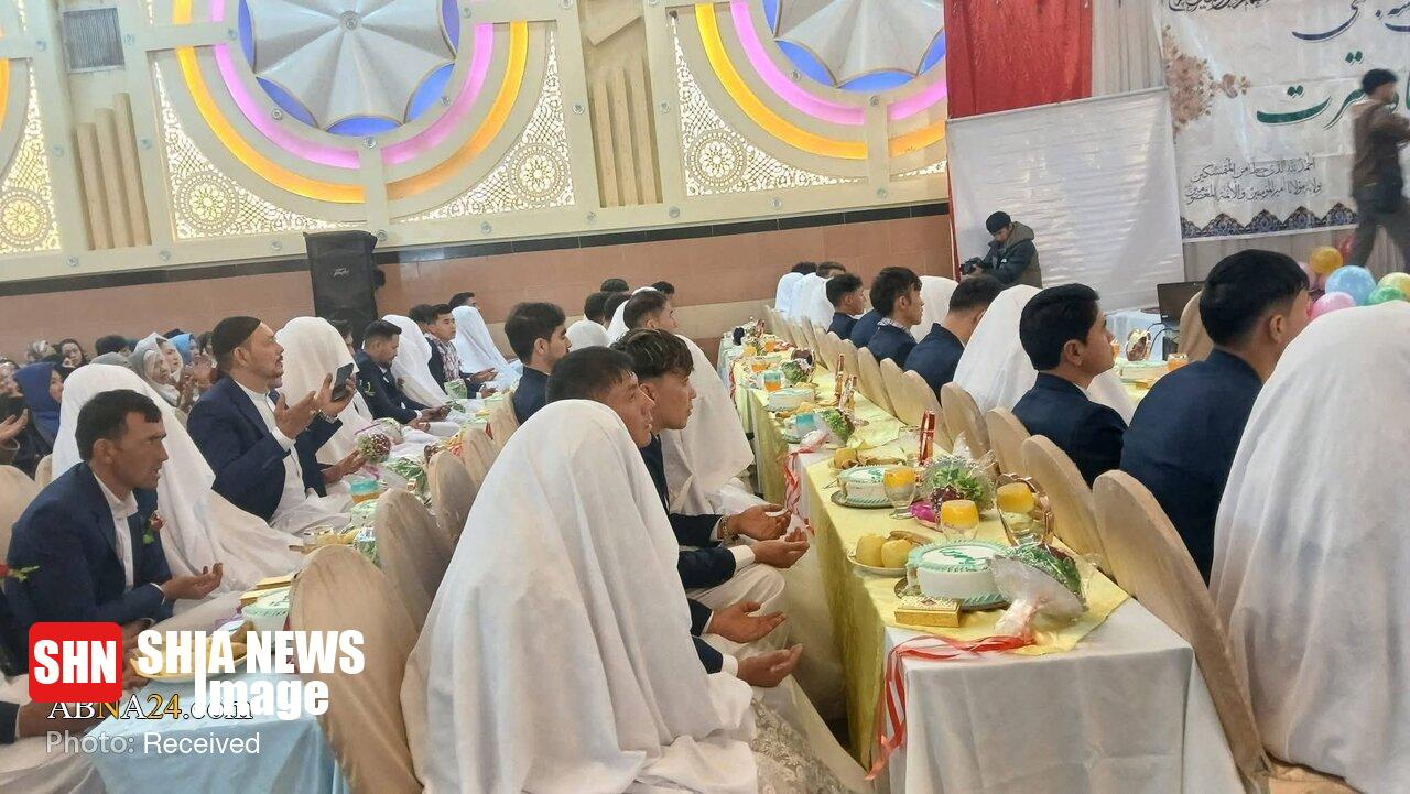 ازدواج دسته‌جمعی ۱۰۰ زوج شیعه در کابل