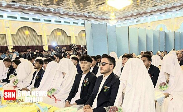 ازدواج دسته‌جمعی ۱۰۰ زوج شیعه در کابل