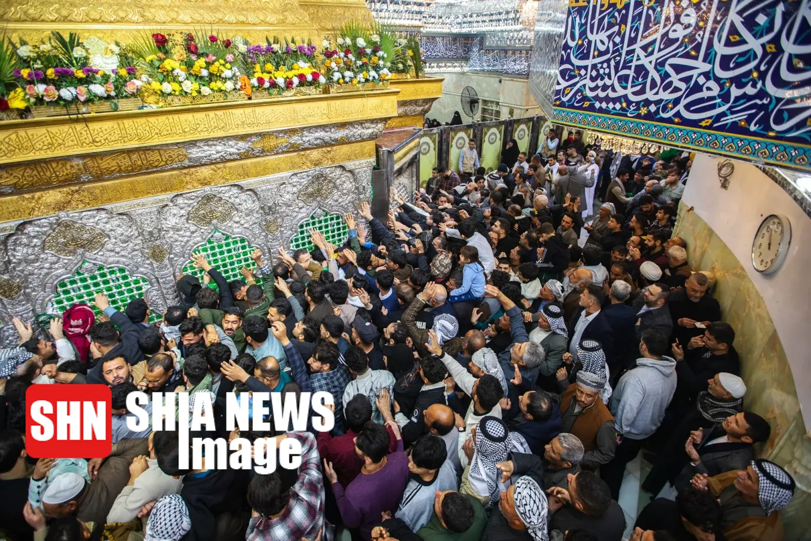 حال و هوای حرم امام حسین (ع) در نیمه شعبان