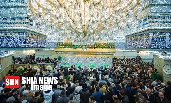 حال و هوای حرم امام حسین (ع) در نیمه شعبان