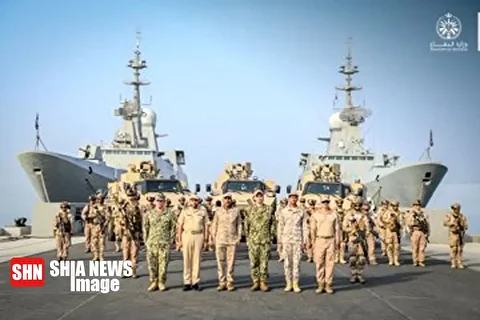 رزمایش دریایی مشترک عربستان و آمریکا