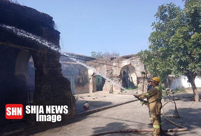 خشم شیعیان از آتش زدن یک حسینیه و تعزیه‌ها در هند