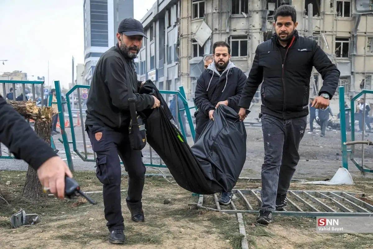 حمله موشکی به اتوبان شهید باقری تهران حمله موشکی به اتوبان شهید باقری تهران