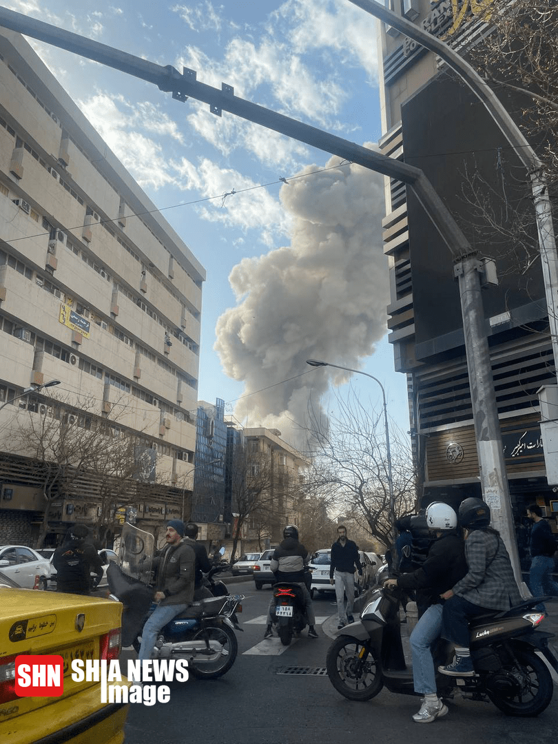 صدای انفجار شدید در تهران صدای انفجار شدید در تهران