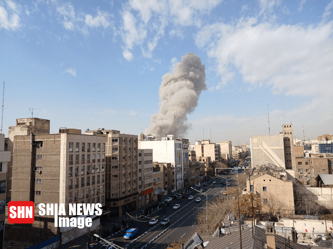 صدای انفجار شدید در تهران صدای انفجار شدید در تهران