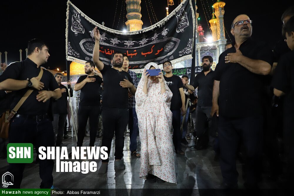 تصاویری از مراسم شهادت امام جعفر صادق(ع) در حرم حضرت معصومه (س)