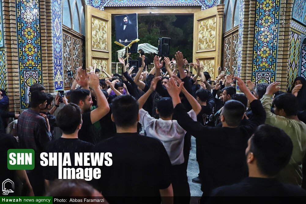 تصاویری از مراسم شهادت امام جعفر صادق(ع) در حرم حضرت معصومه (س)