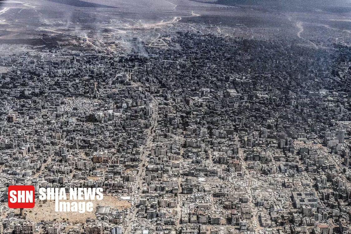 تصویر آخرالزمانی جدید از غزه