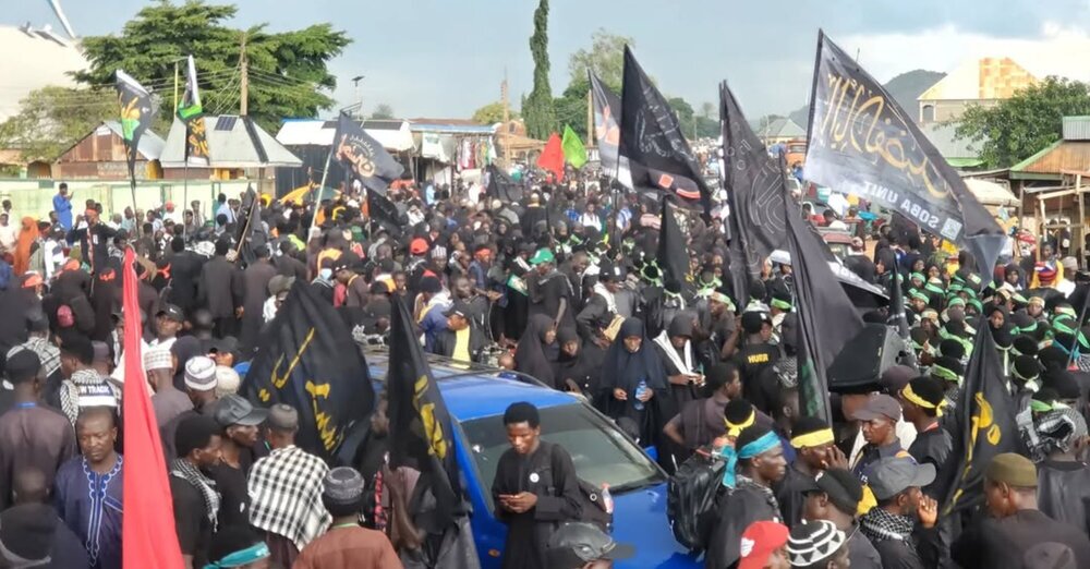 تصاویر/ پیاده‌روی نمادین اربعین در نیجریه