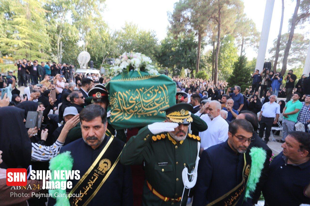 تصاویر | مراسم تشییع و خاکسپاری پیکر استاد محمود فرشچیان