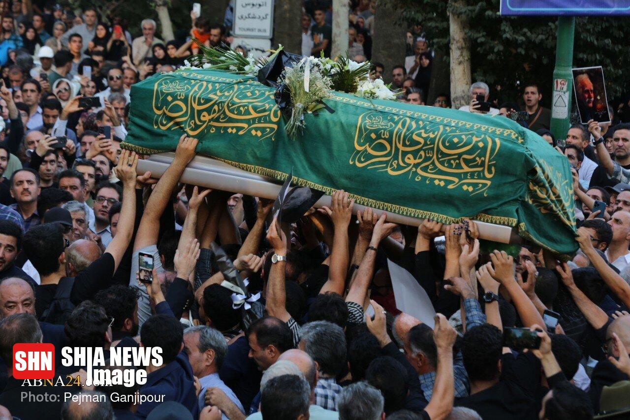 تصاویر | مراسم تشییع و خاکسپاری پیکر استاد محمود فرشچیان