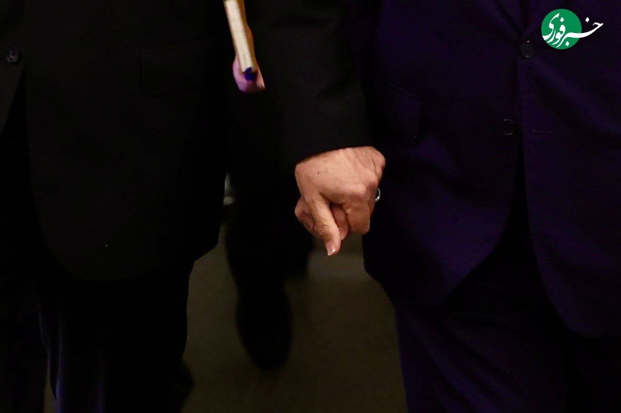 عکس/ دست دوستی لاریجانی و نخست وزیر لبنان