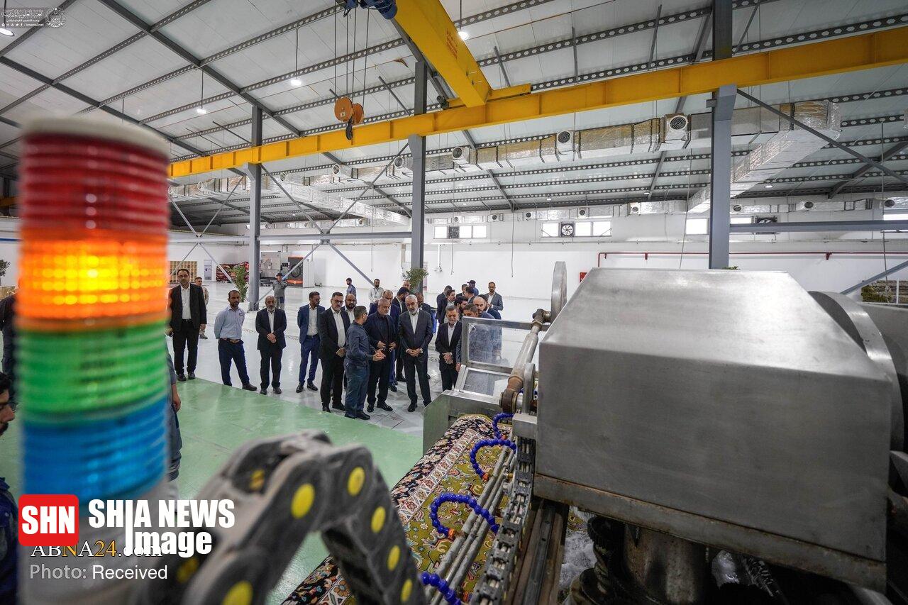 افتتاح تأسیسات جدید شستشوی فرش حرم امام علی (ع)