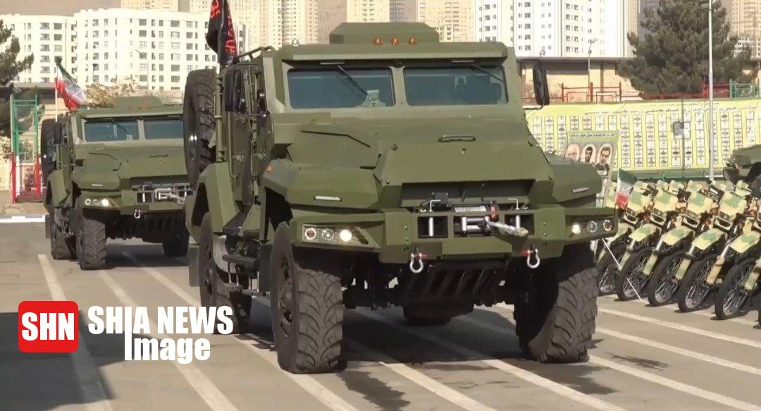 تصاویر خودروی ضد انفجار روسی در سیستان و بلوچستان