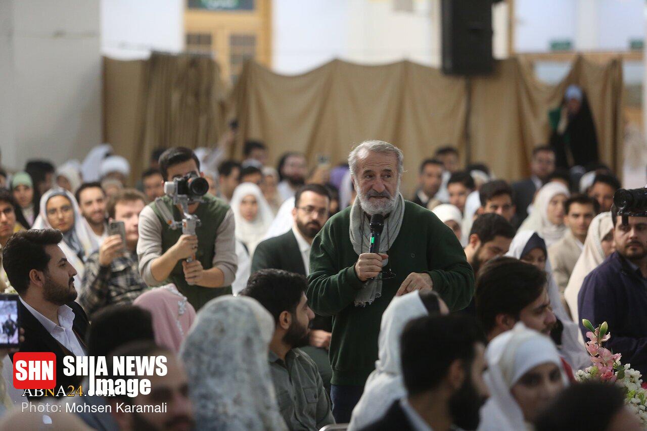 جشن بزرگ ازدواج دانشجویی در حرم حضرت فاطمه معصومه‌(س)