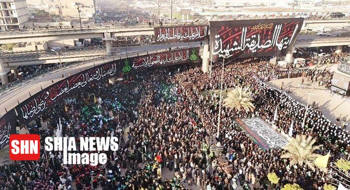 عزاداری باشکوه شهادت حضرت فاطمه (س) در نجف و کربلا