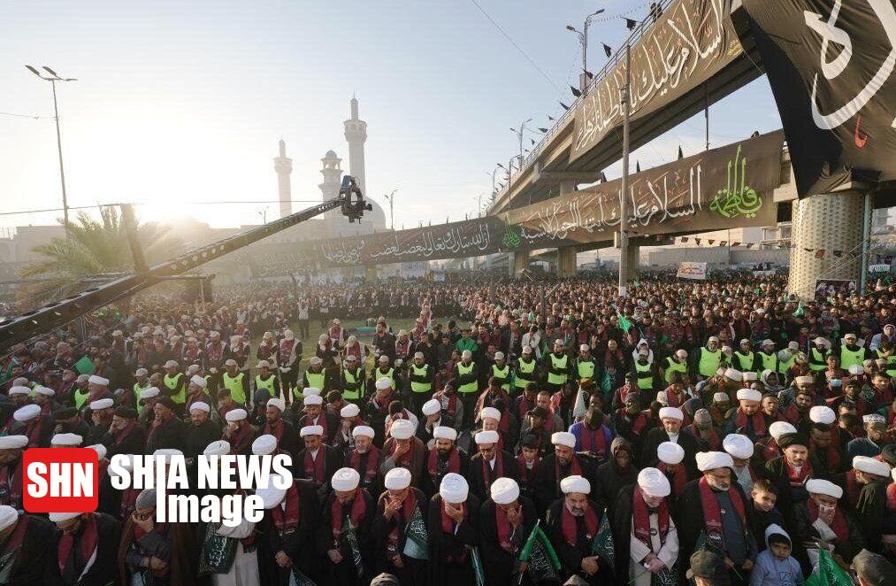 عزاداری باشکوه شهادت حضرت فاطمه (س) در نجف و کربلا