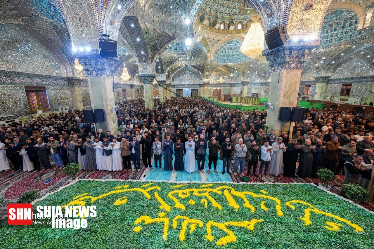 اقامه نماز عید فطر در حرمین عسکریین (ع) اقامه نماز عید فطر در حرمین عسکریین (ع)