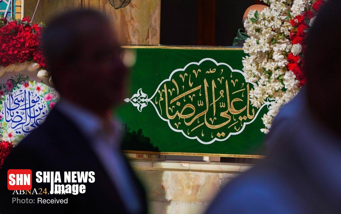 حال و هوای حرم مطهر امام علی(ع) در ایام ولادت امام رضا(ع)
