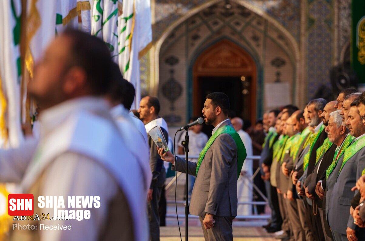 حال و هوای حرم مطهر امام علی(ع) در ایام ولادت امام رضا(ع)
