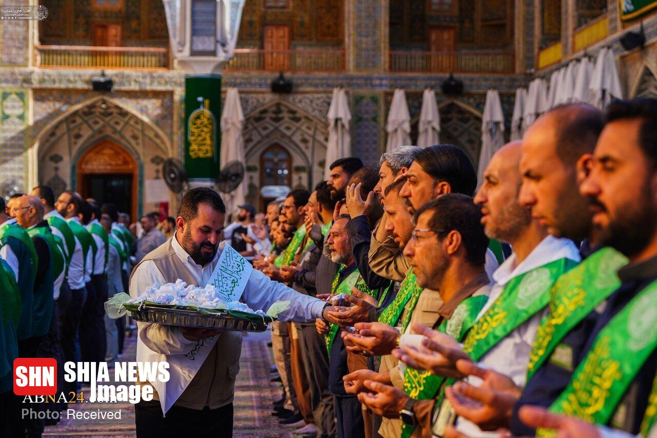 حال و هوای حرم مطهر امام علی(ع) در ایام ولادت امام رضا(ع)