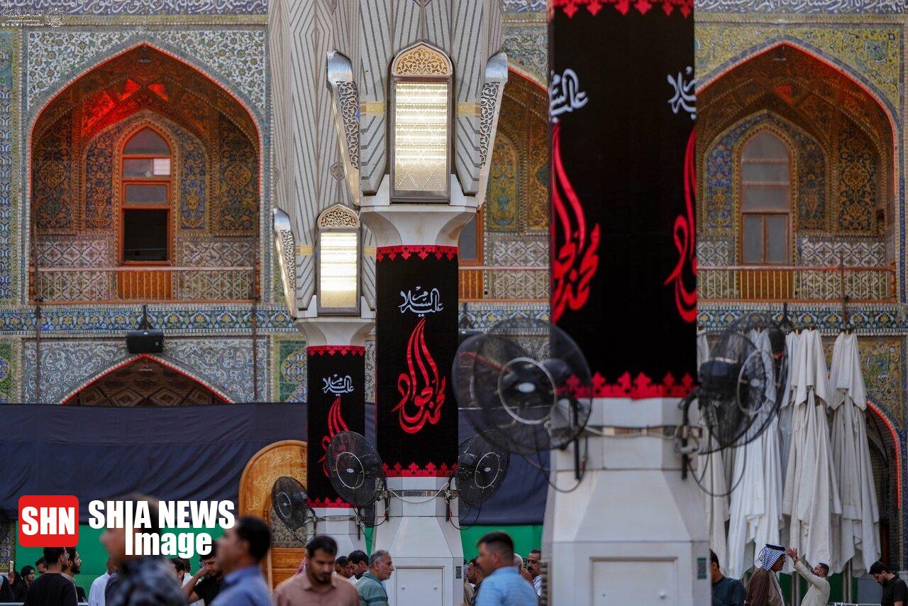 حرم امیرالمونین(ع) سیاهپوش سالروز شهادت امام جواد(ع) حرم امیرالمونین(ع) سیاهپوش سالروز شهادت امام جواد(ع)