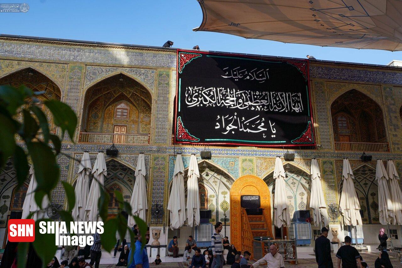 حرم امیرالمونین(ع) سیاهپوش سالروز شهادت امام جواد(ع) حرم امیرالمونین(ع) سیاهپوش سالروز شهادت امام جواد(ع)