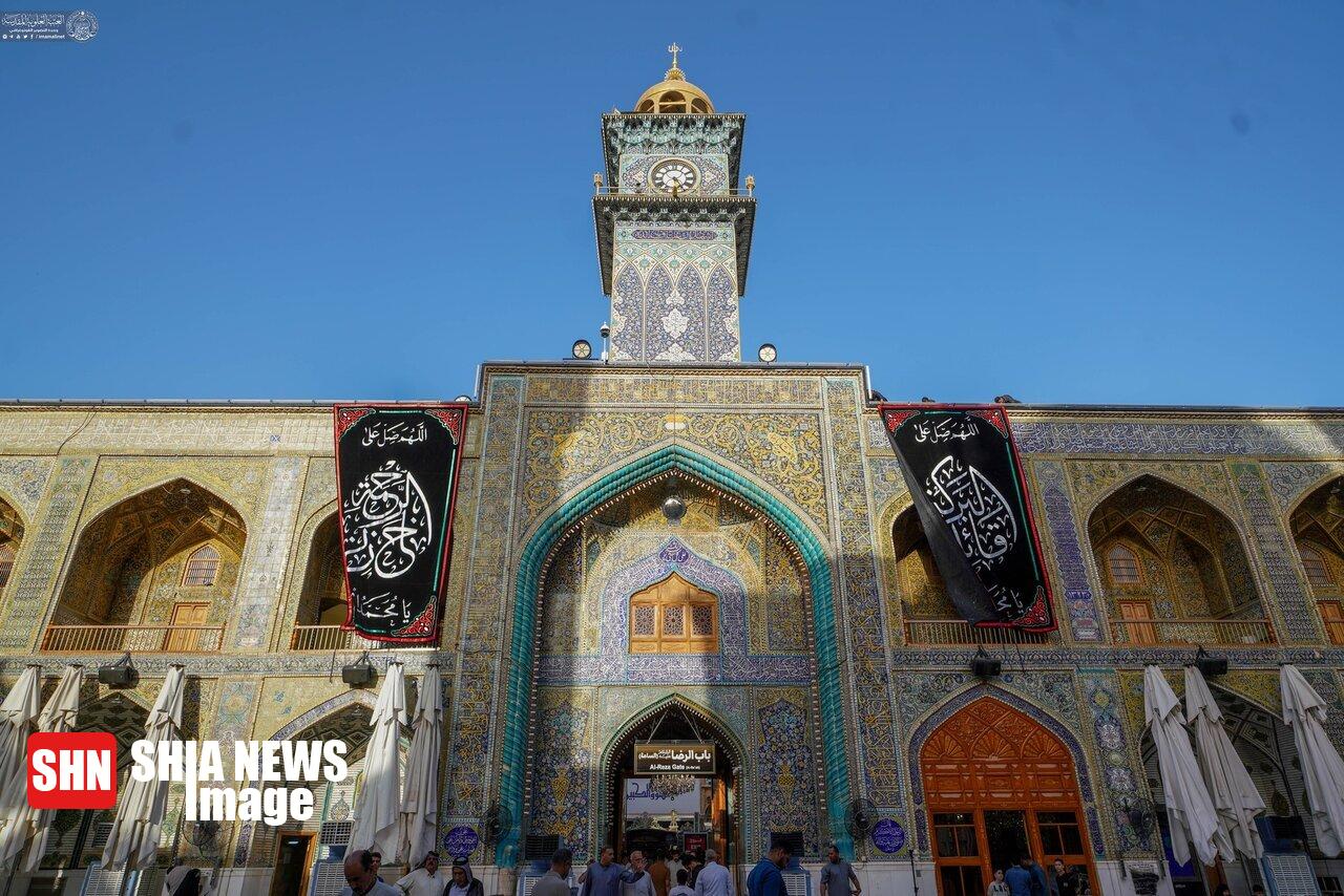 حرم امیرالمونین(ع) سیاهپوش سالروز شهادت امام جواد(ع) حرم امیرالمونین(ع) سیاهپوش سالروز شهادت امام جواد(ع)