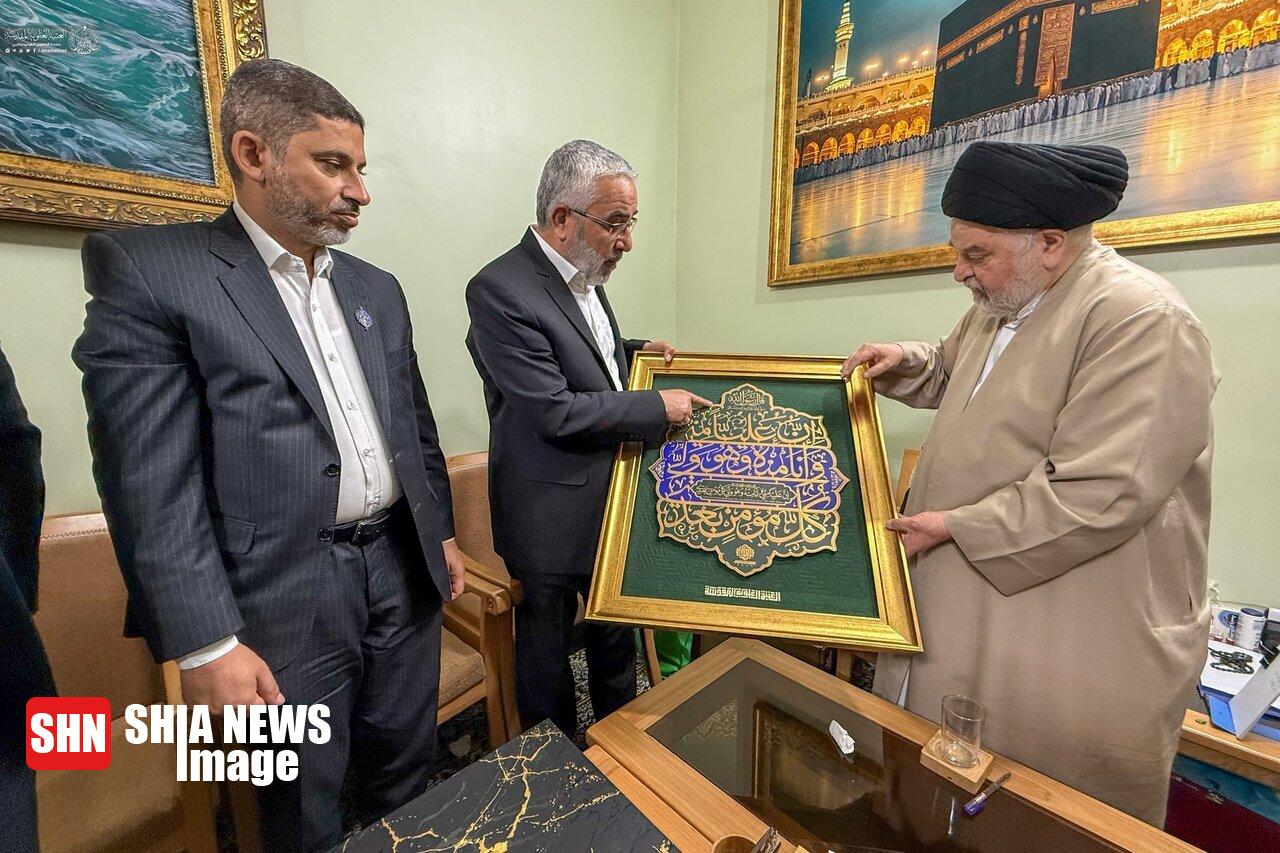 تصاویر | دیدار و گفتوگوی تولیت آستان مقدس علوی با علمای حوزه تصاویر | دیدار و گفتوگوی تولیت آستان مقدس علوی با علمای حوزه