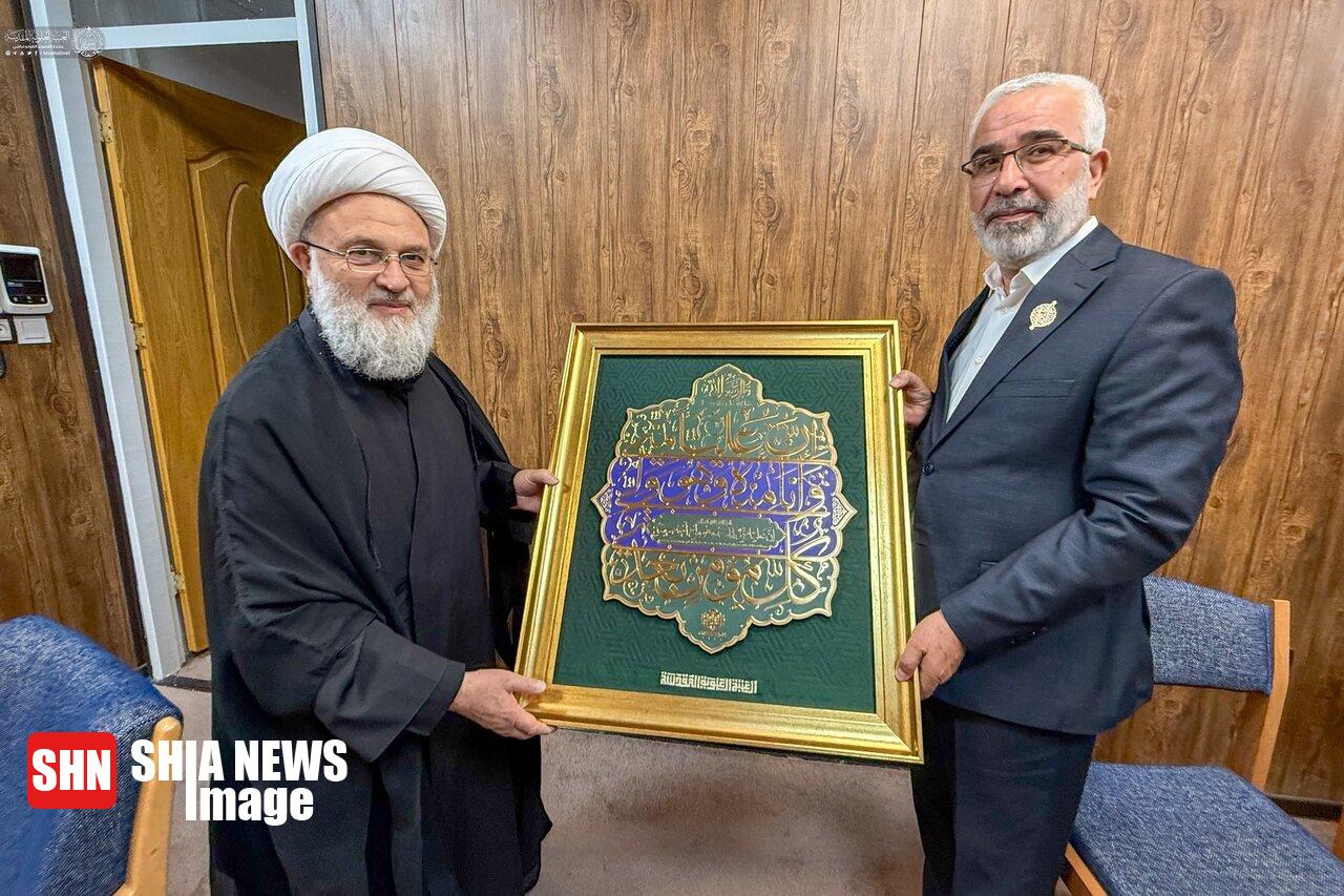 تصاویر | دیدار و گفتوگوی تولیت آستان مقدس علوی با علمای حوزه تصاویر | دیدار و گفتوگوی تولیت آستان مقدس علوی با علمای حوزه