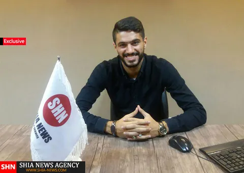 دیدار شایان مصلح، مداح اهل بیت و بازیکن تیم پرسپولیس از شیعه نیوز