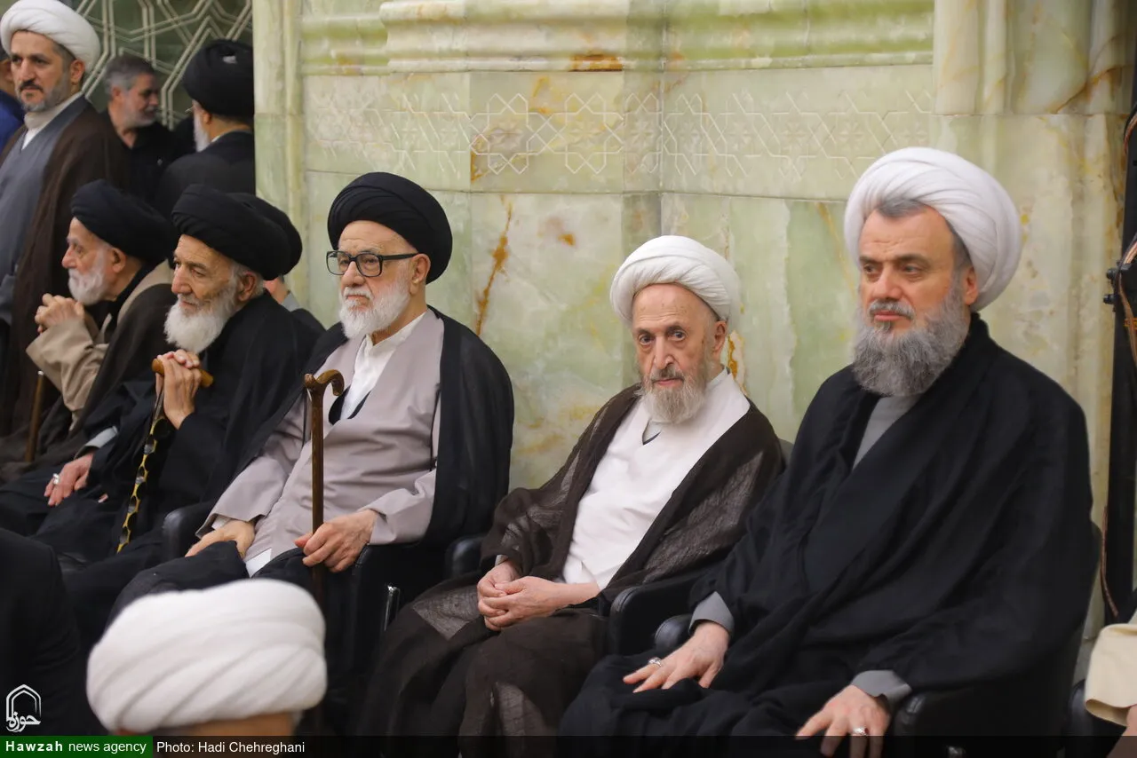 تصاویر: مراسم چهلم ارتحال آیتالله شبیری زنجانی در قم تصاویر: مراسم چهلم ارتحال آیتالله شبیری زنجانی در قم