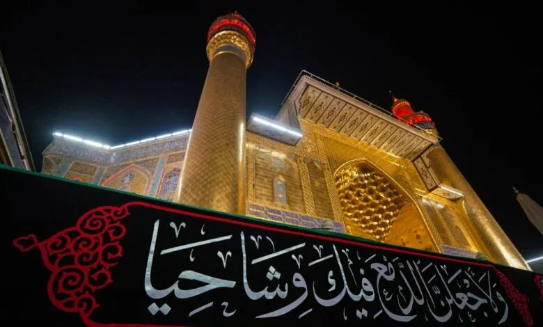 سیاه‌پوش شدن حرم مطهر امام علی(ع) + تصاویر
