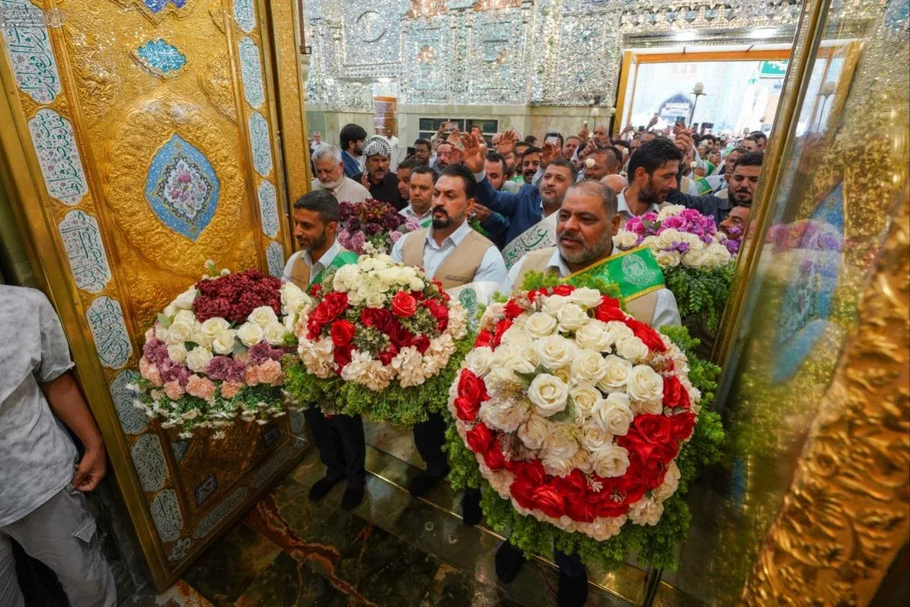 حال‌وهوای حرم امیرالمومنین (ع) در روز ولادت حضرت زینب (س)