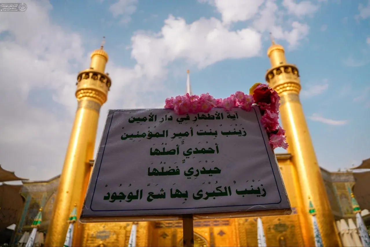 حال‌وهوای حرم امیرالمومنین (ع) در روز ولادت حضرت زینب (س)