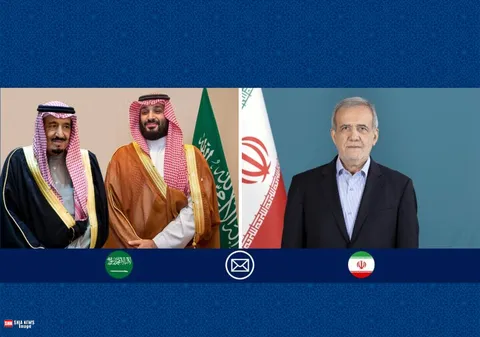 پیام پزشکیان به پادشاه و ولیعهد عربستان
