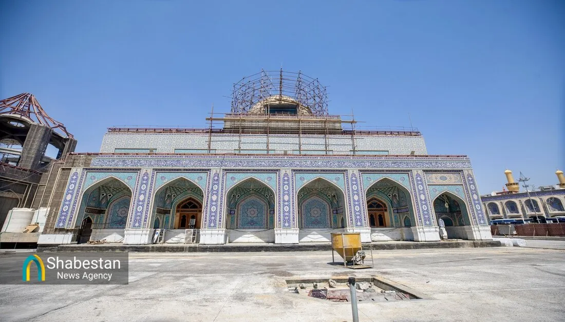 بازدید نماینده آیت الله سیستانی از روند اجرای پروژه صحن حضرت زینب(س)