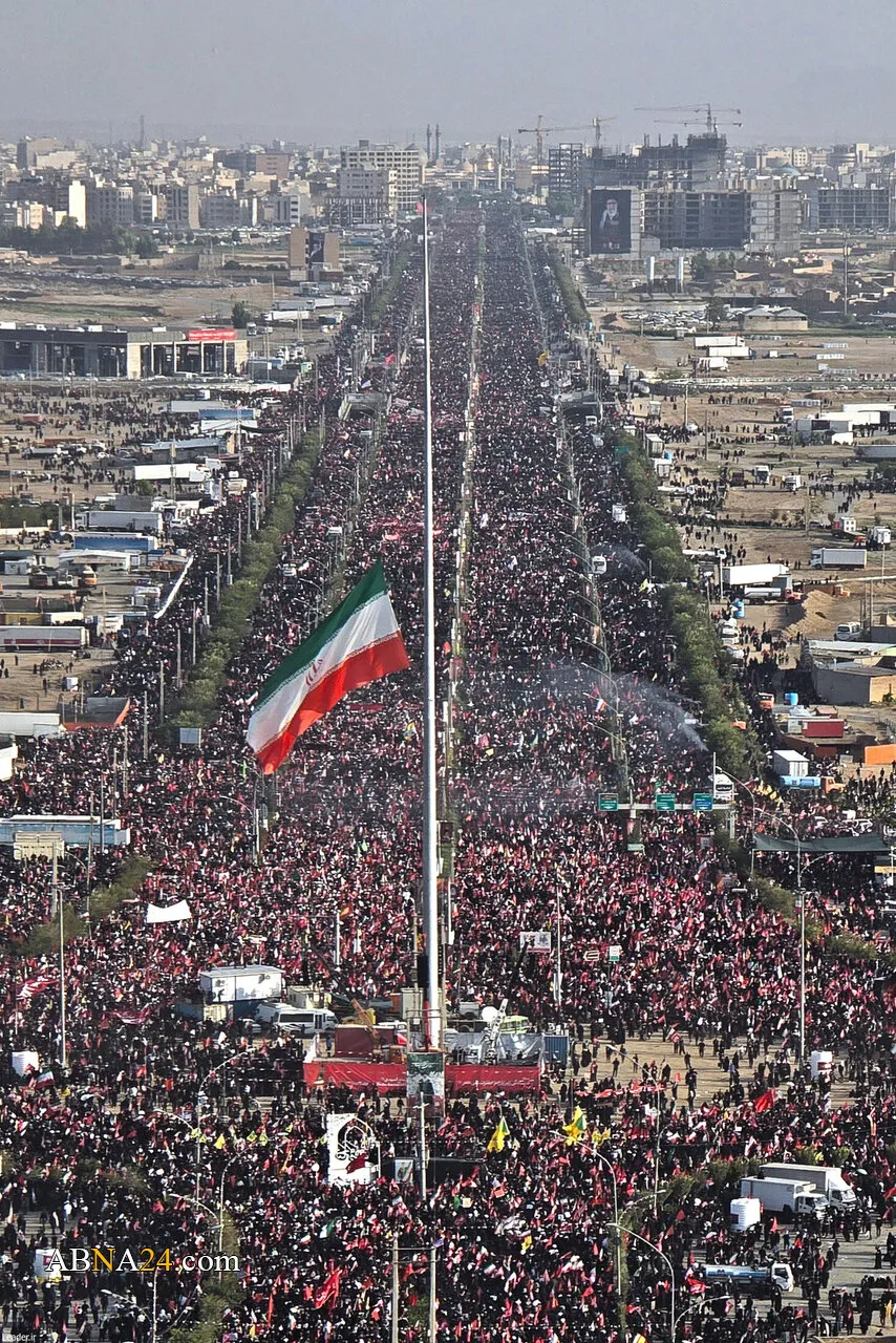 تشییع پیکر پاک رهبر شهید