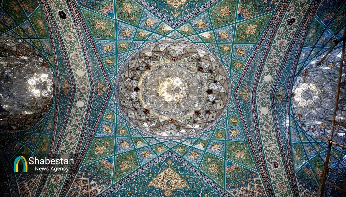 بازدید نماینده آیت الله سیستانی از روند اجرای پروژه صحن حضرت زینب(س)