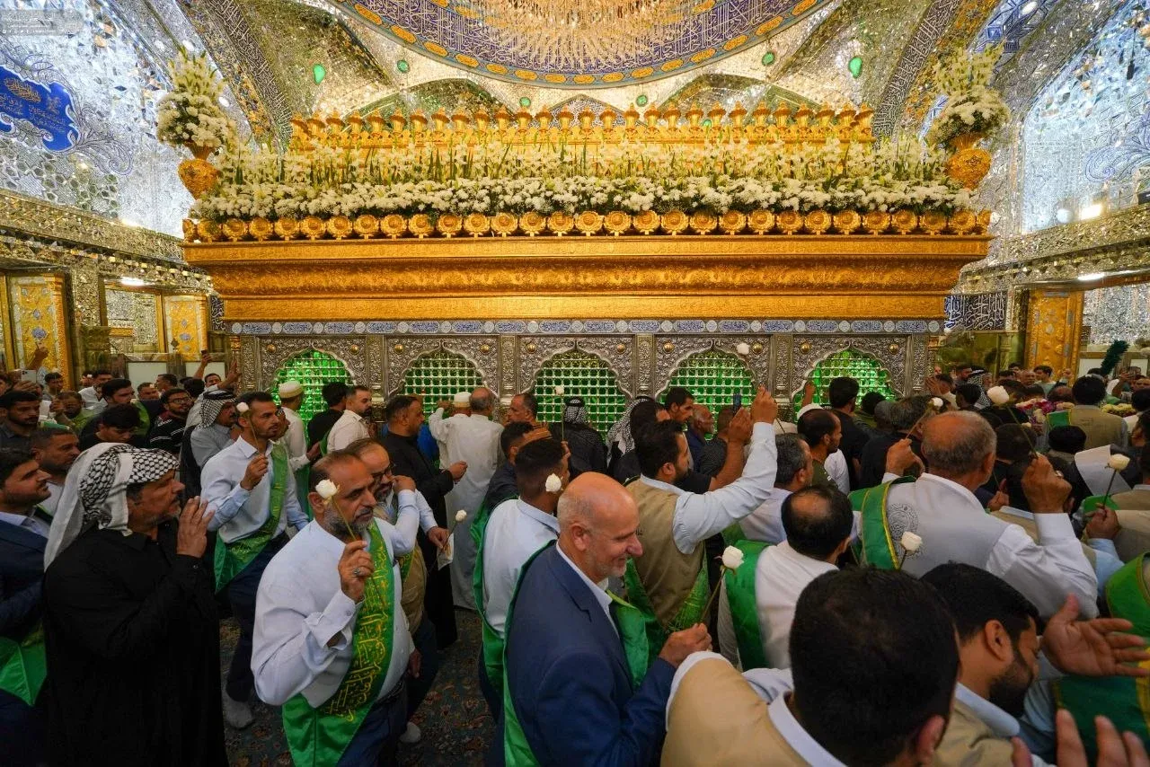 حال‌وهوای حرم امیرالمومنین (ع) در روز ولادت حضرت زینب (س)