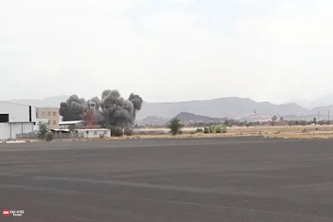 حملات هوایی عربستان به صنعا و تعز