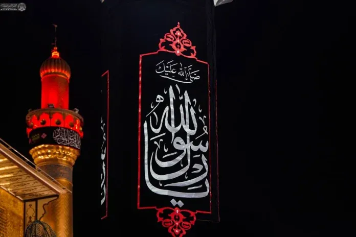 سیاه‌پوش شدن حرم مطهر امام علی(ع) + تصاویر