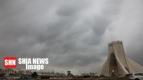 ویدئویی چشم‌نواز از بارش برف در جاده چالوس
