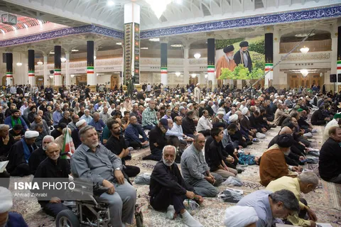  مراسم هفتمین شب ارتحال آیت‌الله شبیری زنجانی در قم برگزار شد