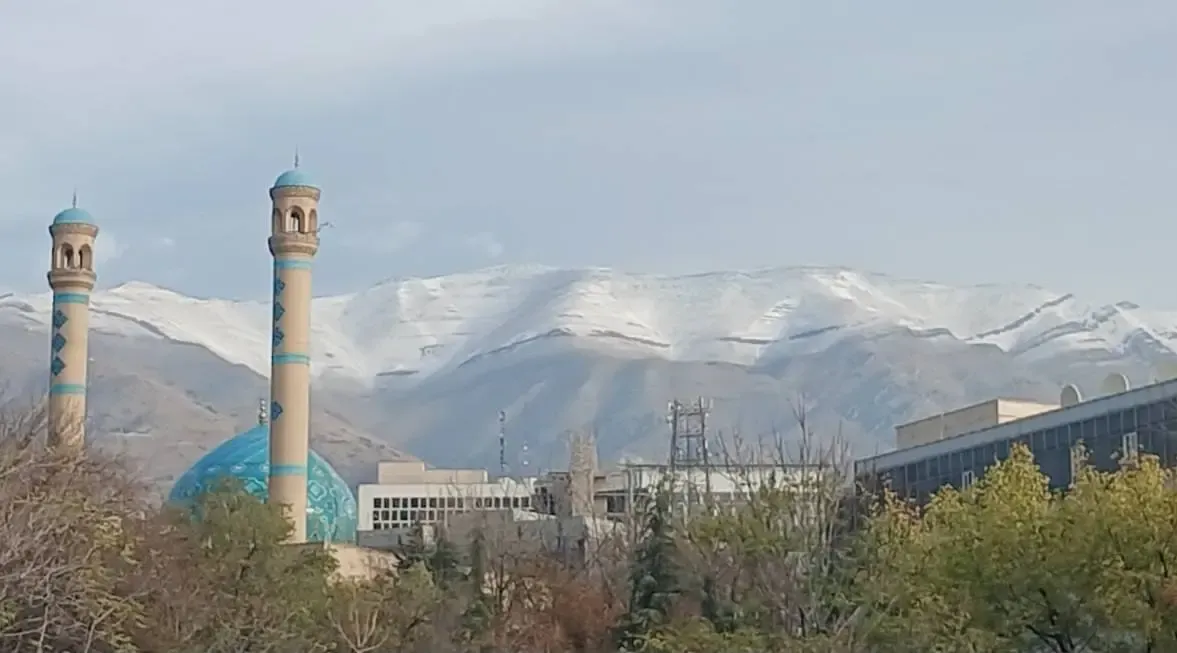 اولین برف پاییزی در ارتفاعات تهران