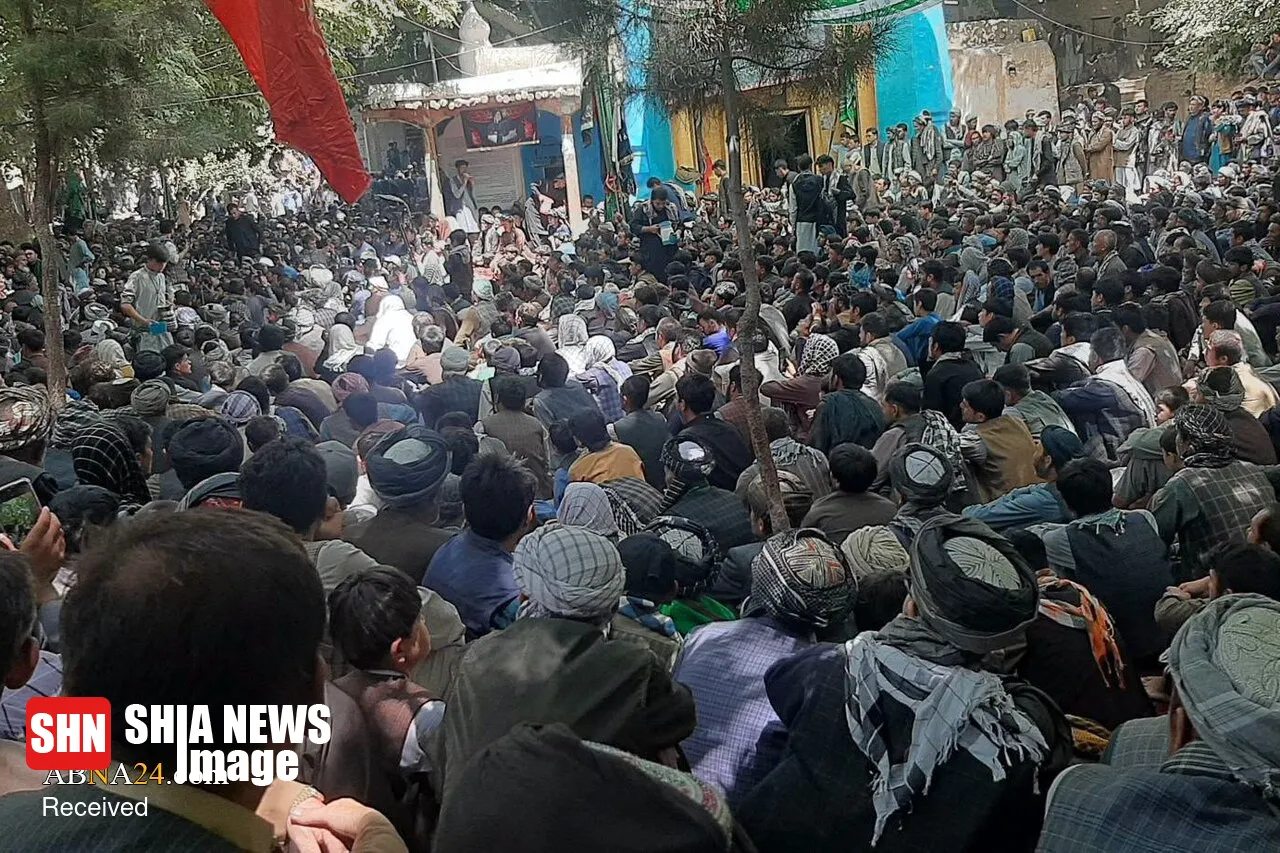 اجتماع اربعینی شیعیان بلخاب افغانستان اجتماع اربعینی شیعیان بلخاب افغانستان